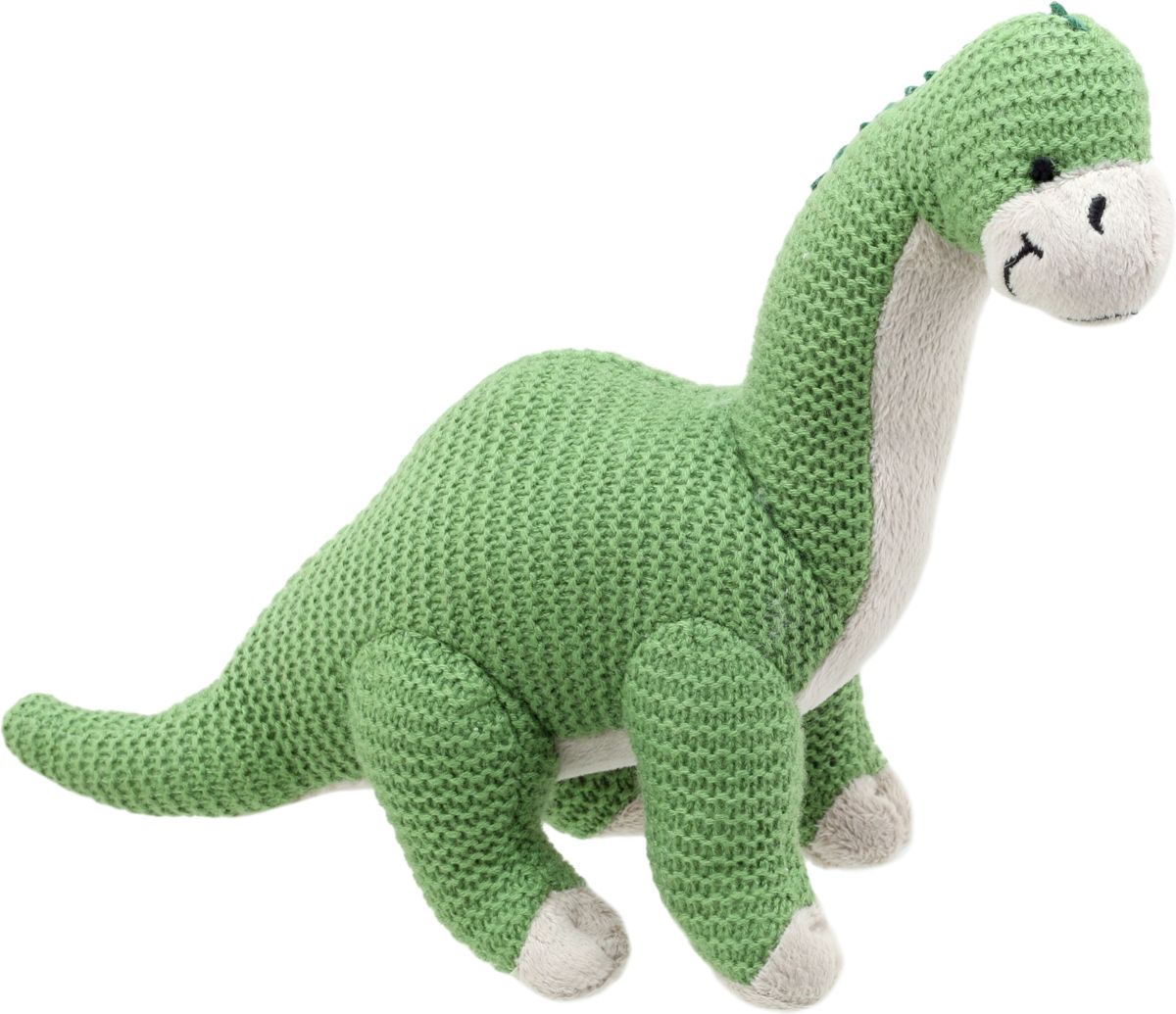 Lief, stoere en altijd aparte knuffels van Wilberry Knitted | Brontosaurus Groen